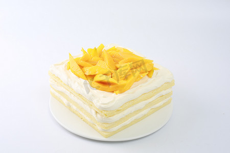 多层面料摄影照片_蛋糕糕点精致甜品蛋糕店烘焙生日多层夹心鲜果芒果