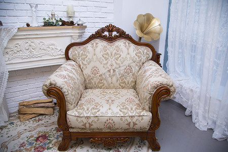 唯美玫瑰摄影照片_客厅假花咖啡下午茶鲜花欧式装修复古留声机沙发