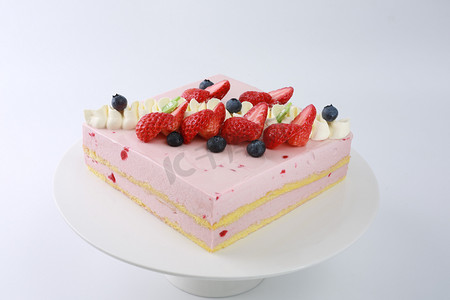 蛋糕糕点生日夹心奶油甜品蛋糕店烘焙鲜果多层草莓