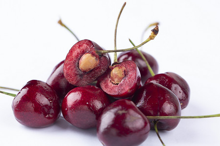 白底图水果健康新鲜红色甜蜜车厘子蔬果进口樱桃