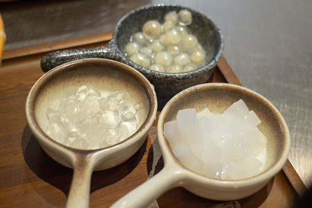 沙冰摄影照片_冷饮美食食物甜品椰果小汤圆西米
