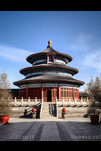 北京天坛祈年殿摄影图