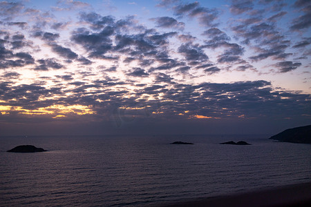 海景海滩浪花波浪沙滩