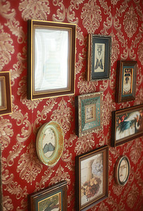 欧式客厅摄影照片_梦幻唯美复古欧式墙纸壁画软装相框