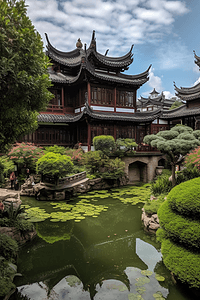 上海豫园摄影图