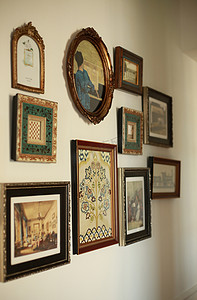 欧式客厅摄影照片_梦幻唯美复古墙纸壁画欧式软装相框