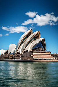地标摄影照片_澳大利亚悉尼歌剧院摄影图