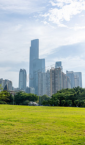 写字楼花园摄影照片_广州建筑花园公园绿化城市34