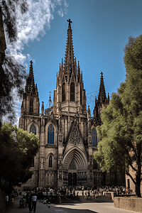 西班牙巴塞罗那大教堂