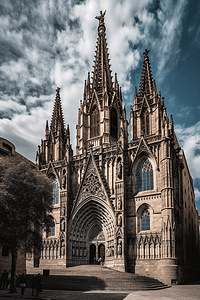 西班牙巴塞罗那大教堂