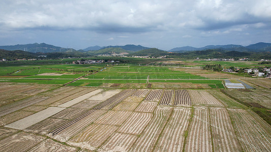 航拍农产品种植基地