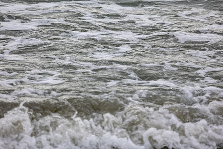 海景海滩浪花波浪沙滩