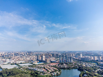 广州郊区的湖泊美景