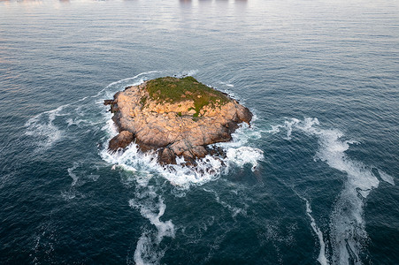 海景海滩浪花波浪沙滩