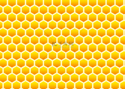 蜂蜜背景背景图片_几何图案彩色渐变无缝蜂巢背景
