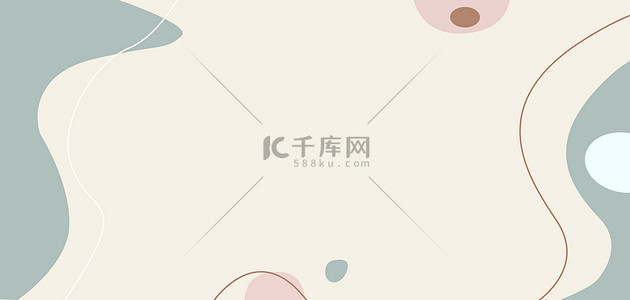 浅色背景图片_简约几何线条浅色调莫兰迪banner