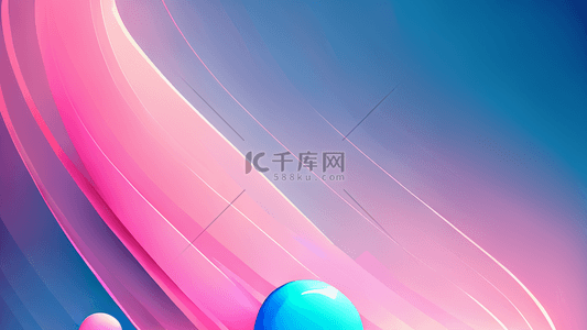 渐变透明曲线抽象背景