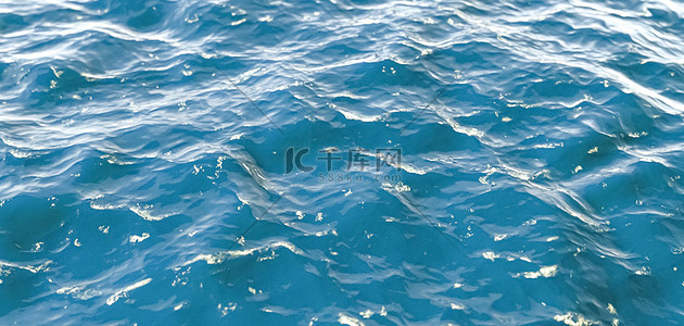 蓝色大海海面水纹C4D背景