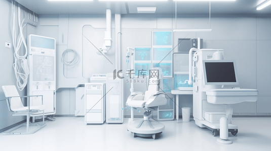 设备器械背景图片_白色医疗设备检查