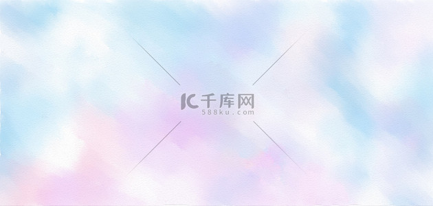 粉色毕业背景图片_梦幻水彩纹理蓝色粉色唯美水彩海报背景