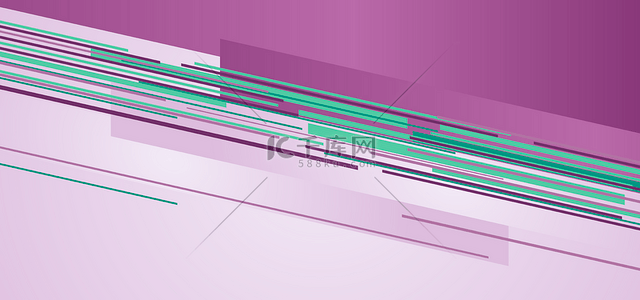互补色简单优雅几何抽象紫色线条背景