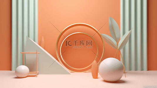 渲染c4d背景图片_c4d创意电商背景