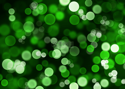 光效圆圈背景图片_渐变抽象圆圈壁纸绿色光效背景