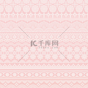 辅料背景图片_花边辅料的粉色背景.