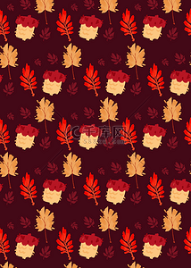 设计秋季背景图片_卡通秋季图形背景壁纸