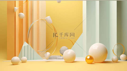 渲染c4d背景图片_c4d创意电商背景