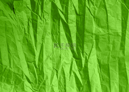 纸张褶皱绿色背景