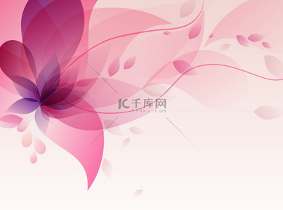 Abstract background with  flowers