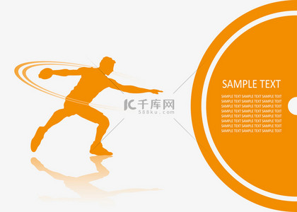 action背景图片_Discus thrower
