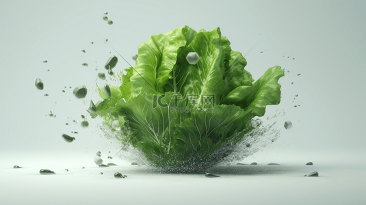 有机广告背景图片_创意新鲜生菜蔬菜广告