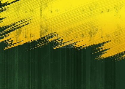 几何绿金色抽象笔刷背景