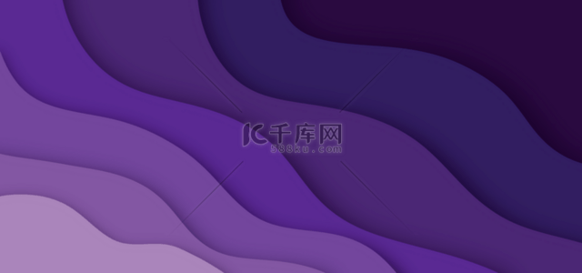 抽象艺术剪纸风格紫色背景