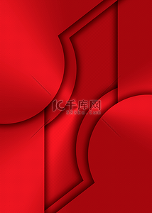 科技叠加背景背景图片_红色抽象叠加质感背景