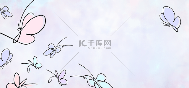 矢量抽象的蝴蝶背景图片_蝴蝶渐变紫色纹理艺术背景