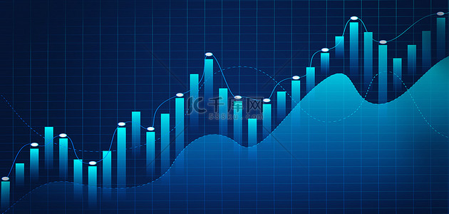 科技金融大数据背景图片_科技各种形象蓝色