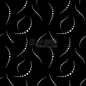 线版式设计背景图片_Beads geometric seamless pattern