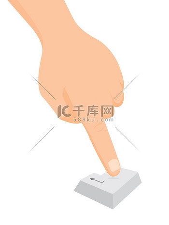 回车键卡通图片-回车键卡通素材-回车键卡通模板图片下载-千库网
