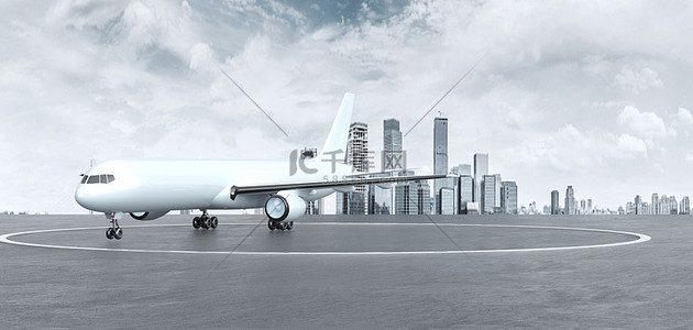 飞机背景图片_春运飞机停机场