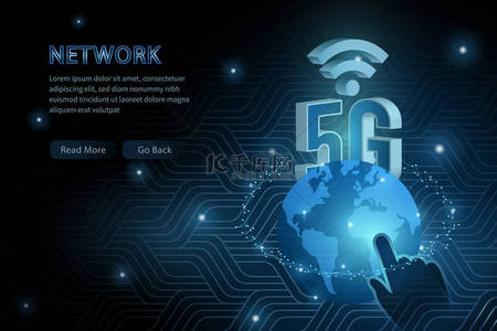 5g 技术全球地球几何跨帧线矢量 futu