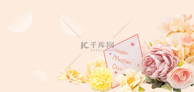 母亲节背景图片_母亲节各种鲜花粉红色写实