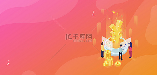 金融背景图片_金融背景理财金币