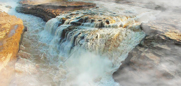 黄河大合唱背景图片_黄河河水黄色摄影合成背景