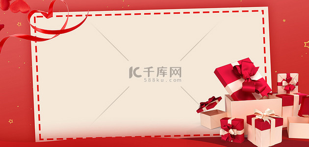 卡片背景背景图片_红色感恩节贺卡高清背景