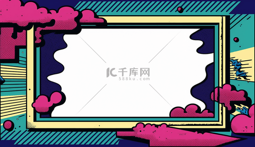 创意孟菲斯夏季背景