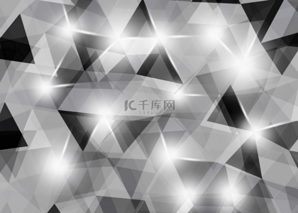 水晶钻石晶体抽象风格光效背景