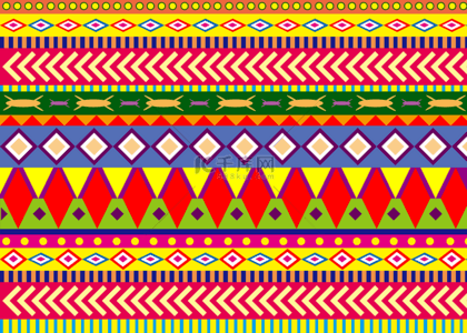 墨西哥传统条纹背景